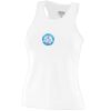 Girls Poly/Spandex Solid Racerback Tank Thumbnail