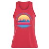 Ladies Poly/Spandex Solid Racerback Tank Thumbnail